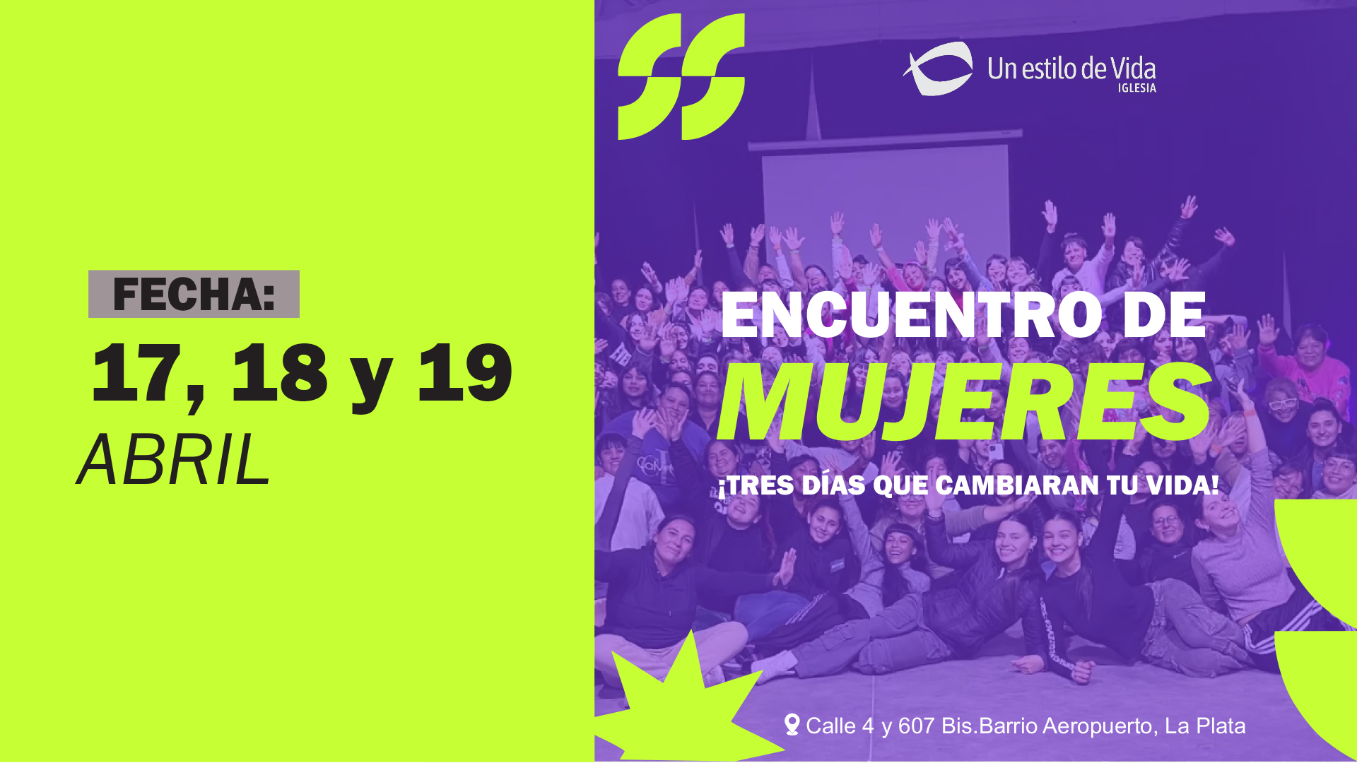 Encuentro con Dios (Mujeres) - 17, 18 y 19 de Abril
